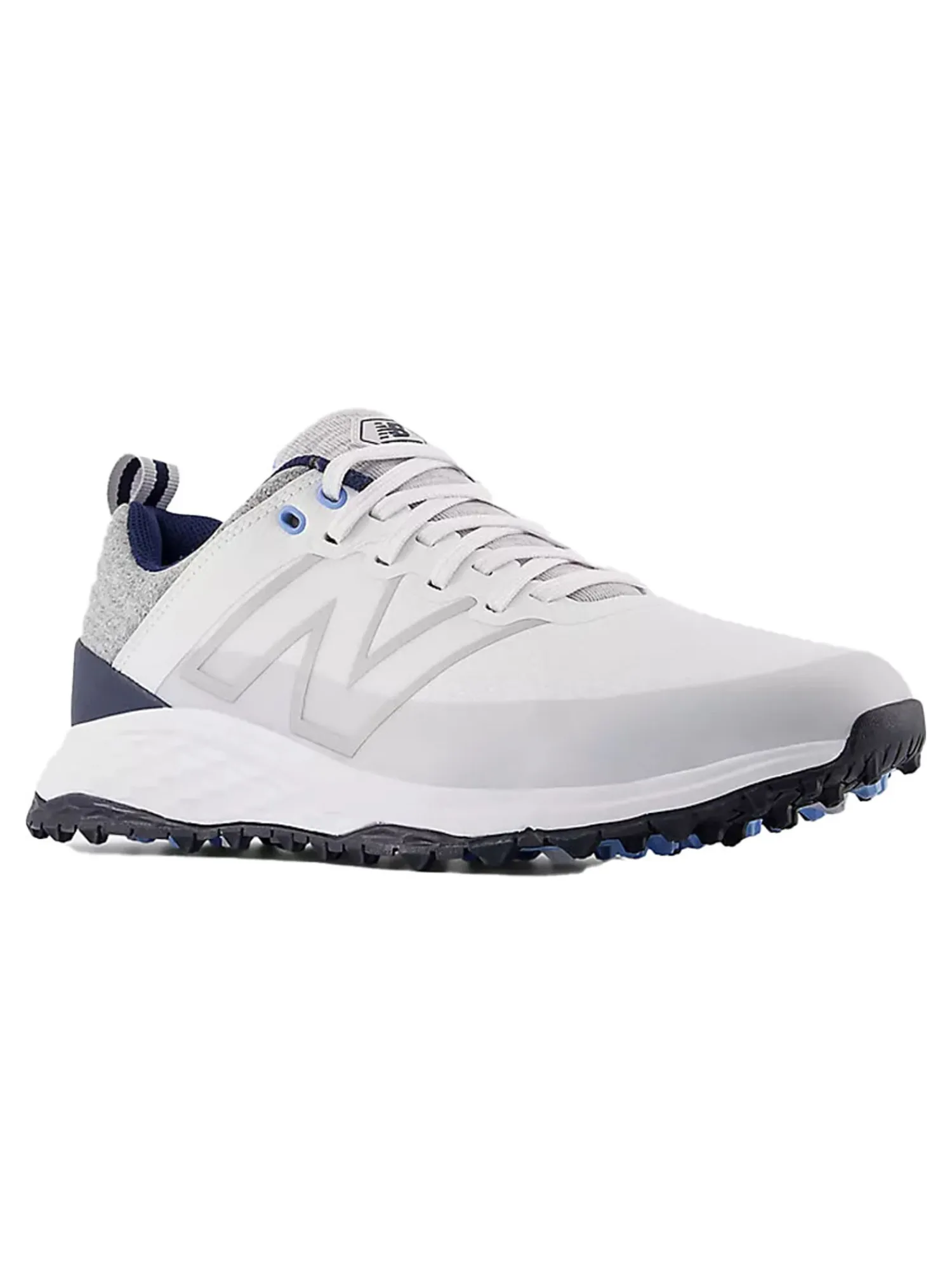 New Balance Mens Golf Shoes|Fresh Foam Contend v2 Golf Shoes - White/Blue