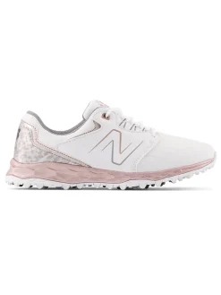 New Balance Clearance Shoes|Women's Fresh Foam Links SL V2 Golf Shoes - White/Rose Gold