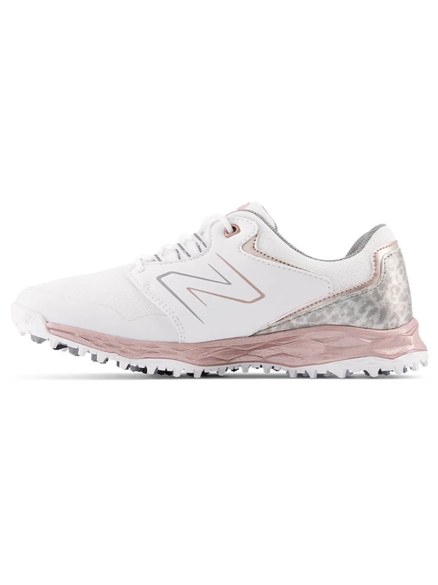 New Balance Clearance Shoes|Women's Fresh Foam Links SL V2 Golf Shoes - White/Rose Gold