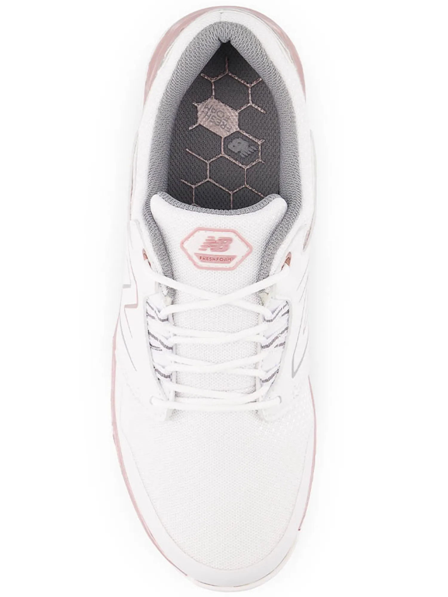 New Balance Clearance Shoes|Women's Fresh Foam Links SL V2 Golf Shoes - White/Rose Gold