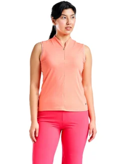 Nivo Shirts|Women's Fergie Sleeveless Mock - Melon
