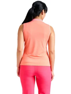 Nivo Shirts|Women's Fergie Sleeveless Mock - Melon