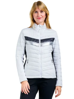 Nivo Jumpers|Women's Genevieve Full Zip Jacket - White