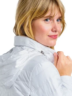 Nivo Jumpers|Women's Genevieve Full Zip Jacket - White