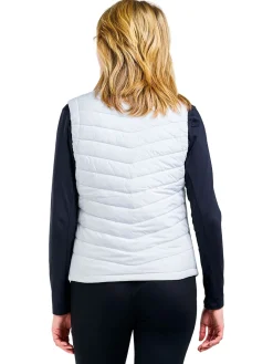 Nivo Vests|Women's Grace Full Zip Vest - White
