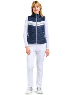 Nivo Vests|Women's Grace Full Zip Vest - Navy