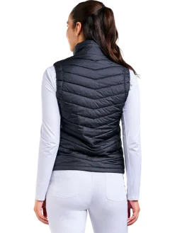Nivo Vests|Women's Grace Full Zip Vest - Black