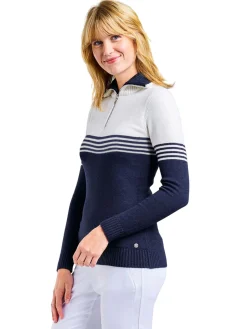 Nivo Jumpers|Women's Greta Sweater - Navy
