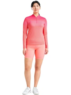 Nivo Shirts|Women's Lolita Long Sleeve Livcool Mock - Cherry