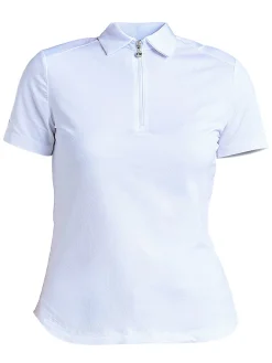 Nivo Shirts|Women's Naila II Short Sleeve Polo - White