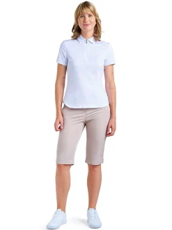 Nivo Shirts|Women's Naila II Short Sleeve Polo - White