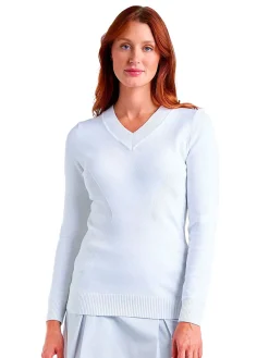 Nivo Jumpers|Women's Nicole Sweater - White