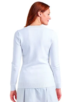 Nivo Jumpers|Women's Nicole Sweater - White
