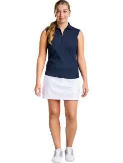 Nivo Shirts|Women's Nikki Sleeveless Polo - Navy