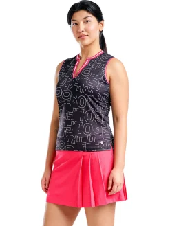 Nivo Shirts|Women's Vivian Sleeveless Mock - Black