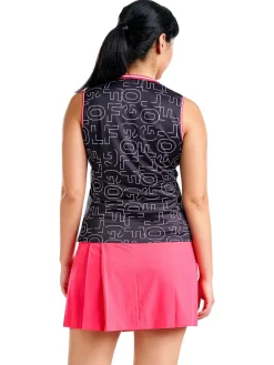 Nivo Shirts|Women's Vivian Sleeveless Mock - Black