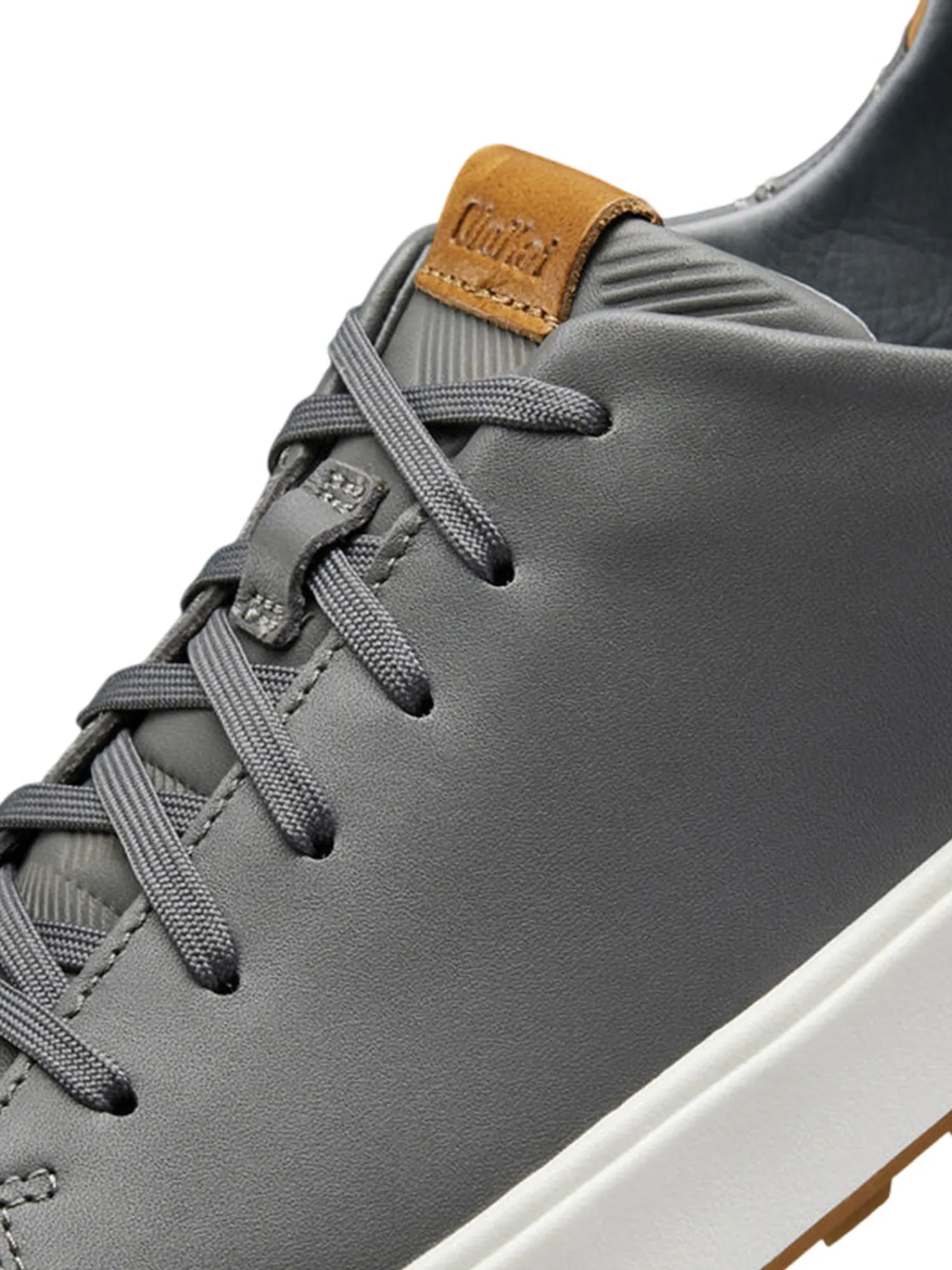 OluKai Mens Golf Shoes|Wai‘alae Golf Shoes - Ash Red Lava