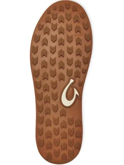 OluKai Mens Golf Shoes|Wai‘alae Golf Shoes - Ash Red Lava