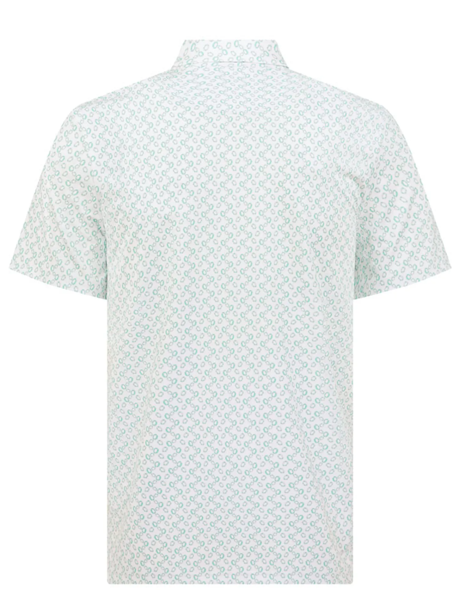 Original Penguin Shirts|All Over Lifesaver Print Polo - Bright White