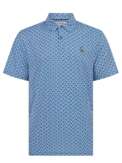 Original Penguin Shirts|All Over Lifesaver Print Polo - Quiet Harbour