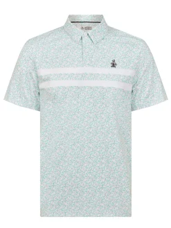 Original Penguin Shirts|Engineered Novelty Stripe Polo - Bright White
