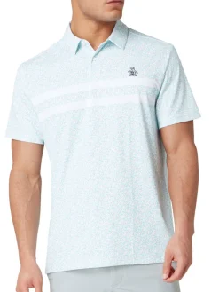 Original Penguin Shirts|Engineered Novelty Stripe Polo - Bright White