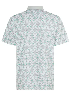 Original Penguin Shirts|Lattice Cocktail Earl Polo - Bright White