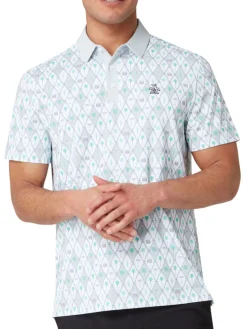 Original Penguin Shirts|Lattice Cocktail Earl Polo - Bright White