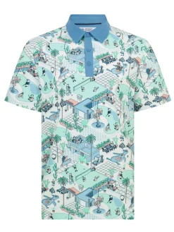 Original Penguin Shirts|Palm Spring Polo - Bright White