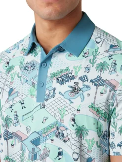 Original Penguin Shirts|Palm Spring Polo - Bright White