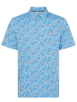 Original Penguin Shirts|Pete N' The Ocean Polo - Blue Grotto