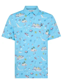 Original Penguin Shirts|Pete N' The Boat Polo - Blue Grotto