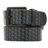 Original Penguin Belts|Reversible All Over Pete Printed Belt - Caviar