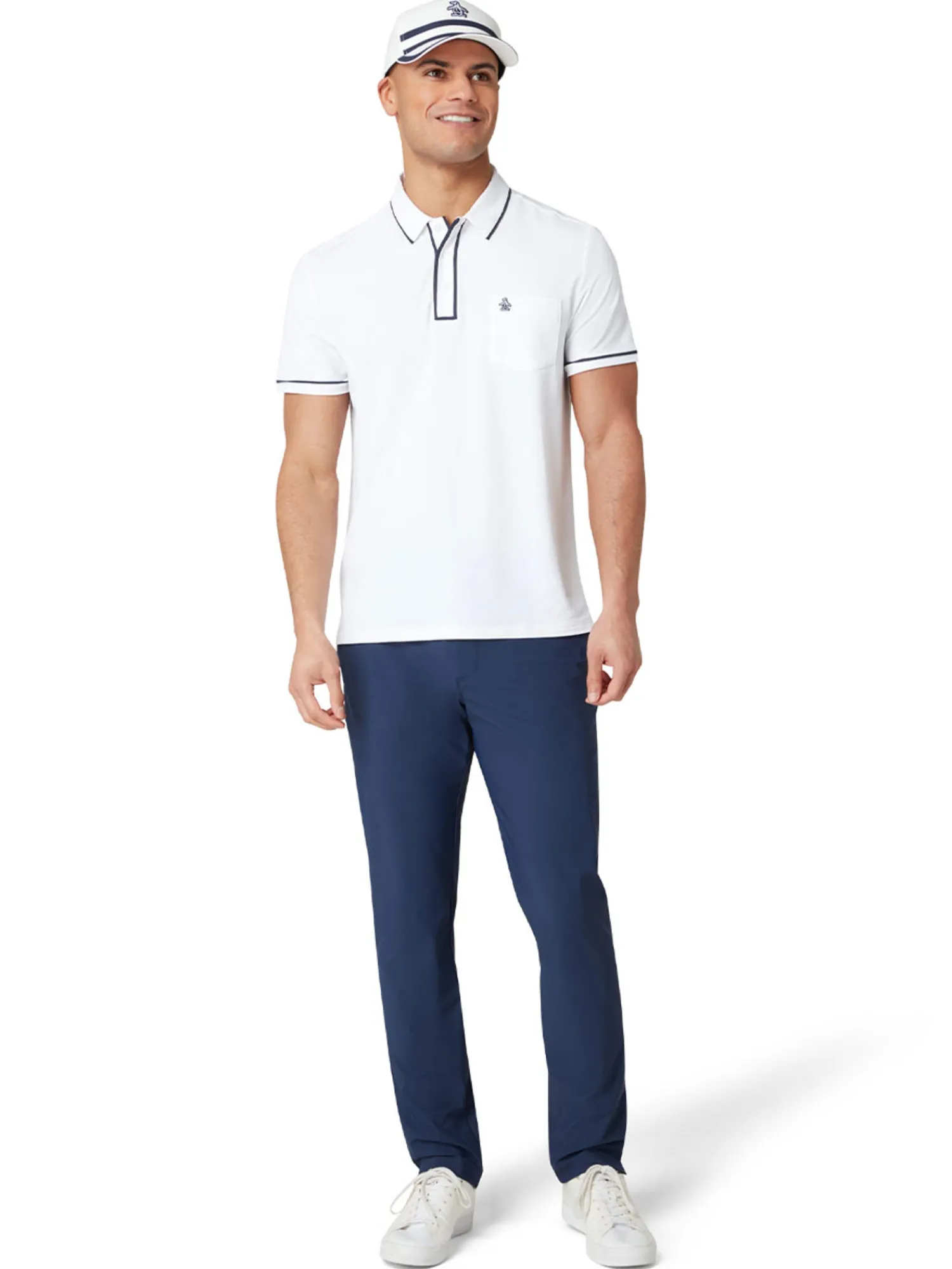 Original Penguin Shirts|The Technical Earl Polo - Bright White