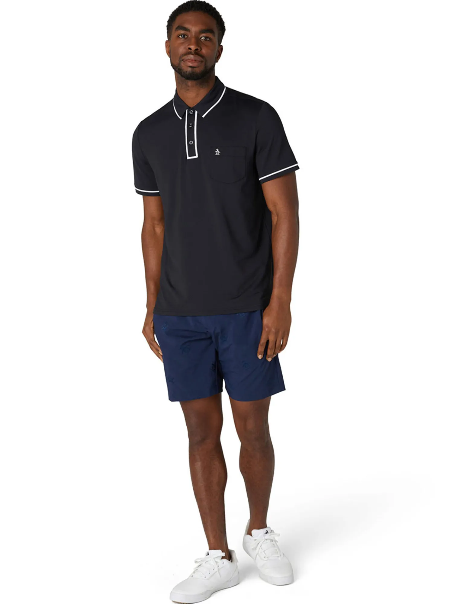 Original Penguin Shirts|The Technical Earl Polo - Caviar