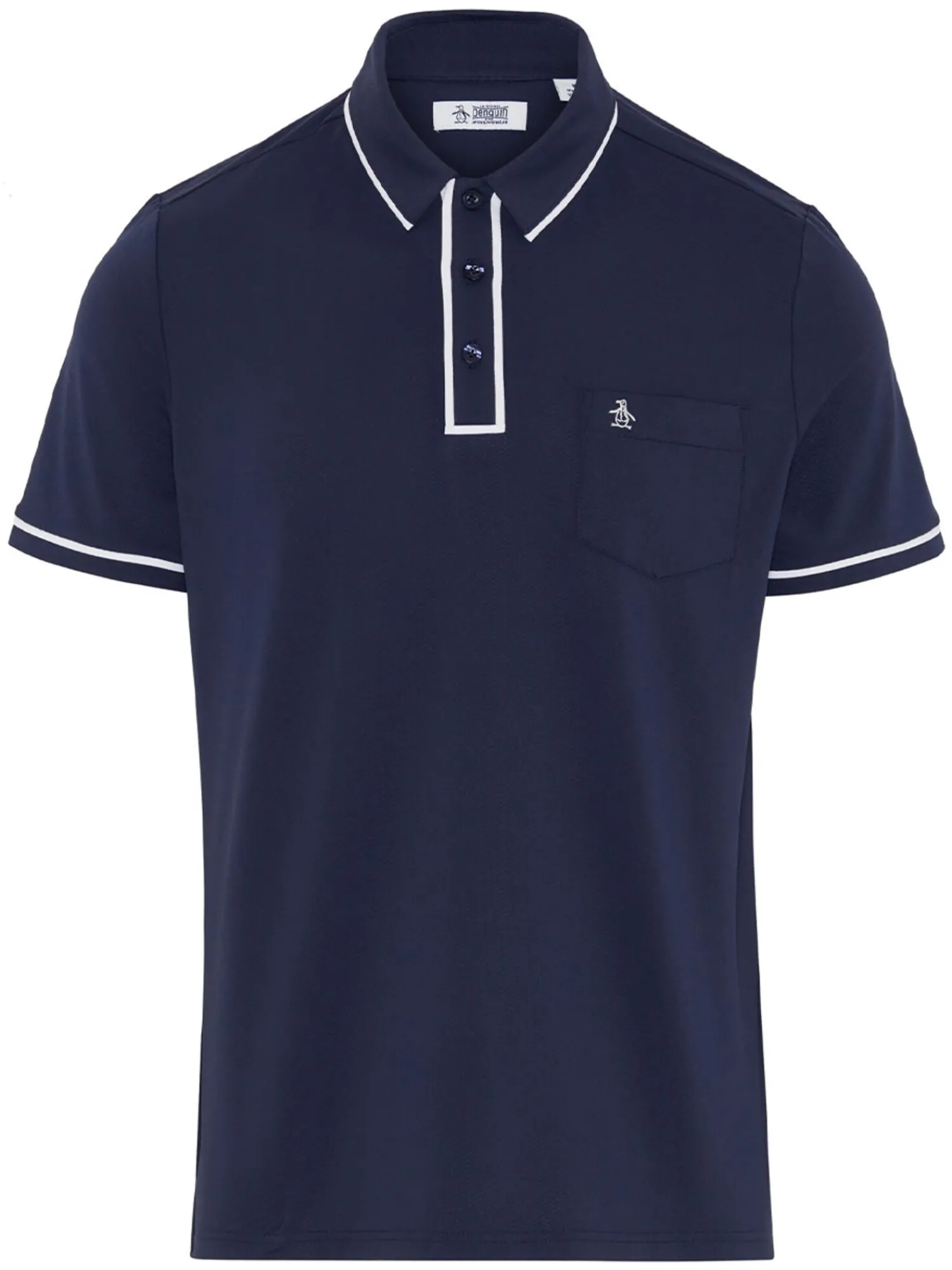 Original Penguin Shirts|The Technical Earl Polo - Black Iris