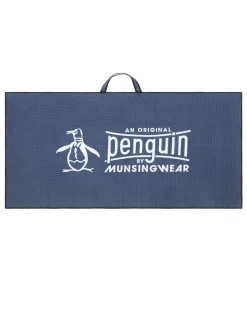 Original Penguin Towels|Waffle Golf Towel - Black Iris
