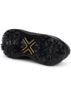 Payntr Golf Mens Golf Shoes|Eighty Seven SC Golf Shoes - Black/Gold/Black