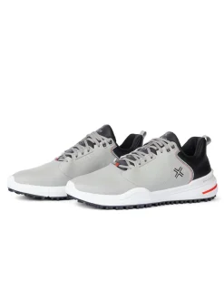 Payntr Golf Mens Golf Shoes|X 003 F Golf Shoes - Grey/Black/Black