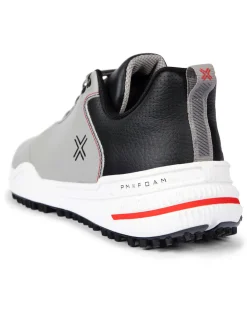 Payntr Golf Mens Golf Shoes|X 003 F Golf Shoes - Grey/Black/Black