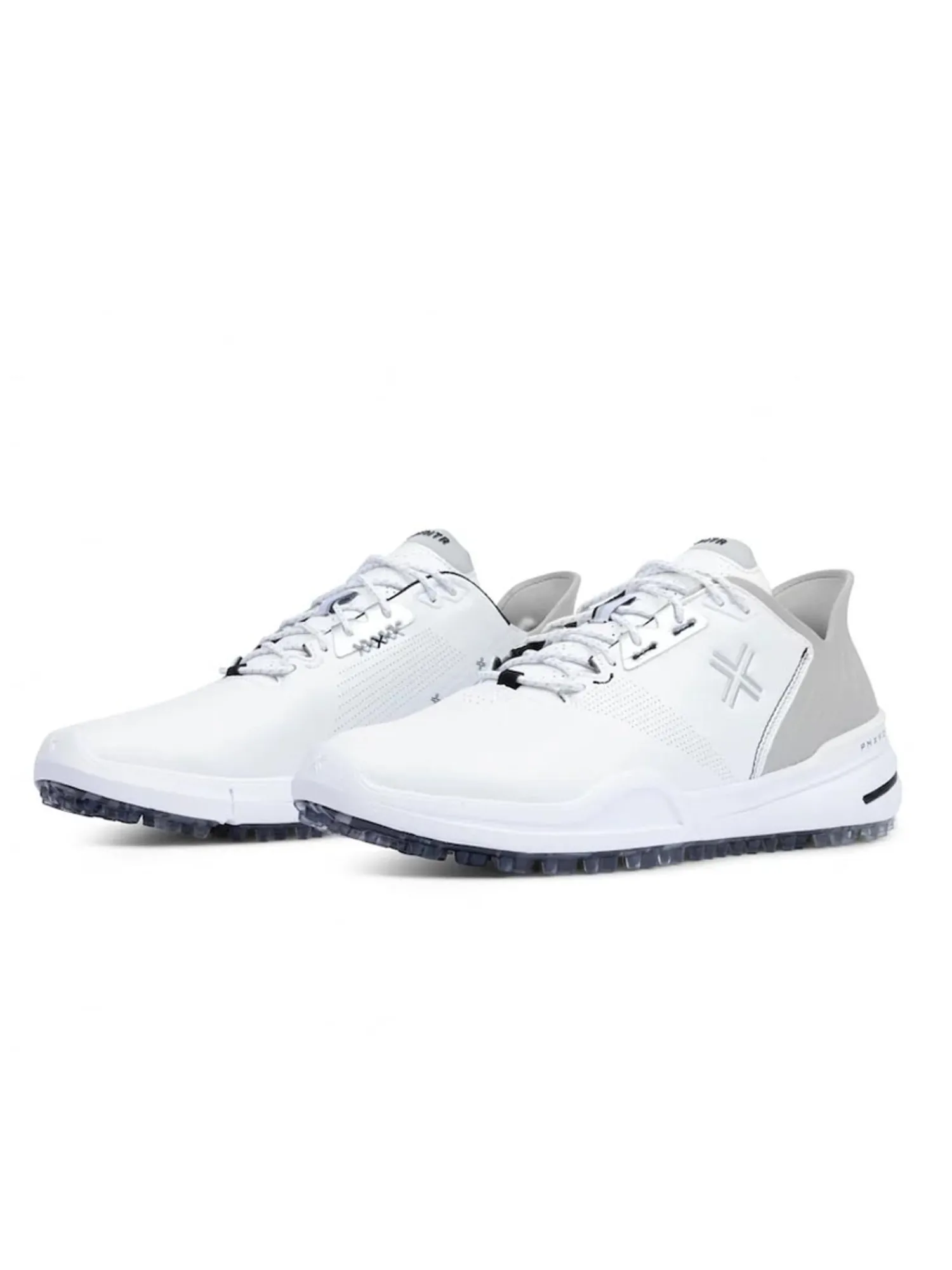 Payntr Golf Mens Golf Shoes|X 005 F Golf Shoes - White/Silver