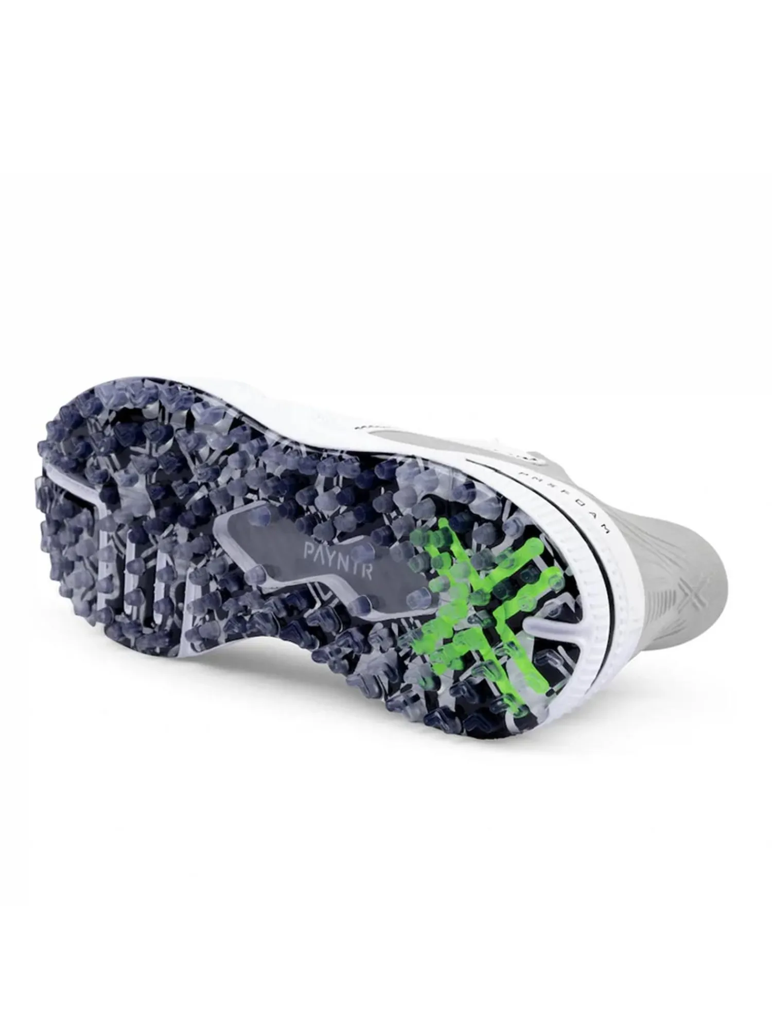 Payntr Golf Mens Golf Shoes|X 005 F Golf Shoes - White/Silver