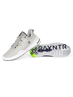 Payntr Golf Mens Golf Shoes|X 001 F Mesh Golf Shoes - Grey/Grey/Black
