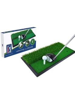 PGA Tour Training Aids|Launch Pad Pro 2 in 1 Driving Mat