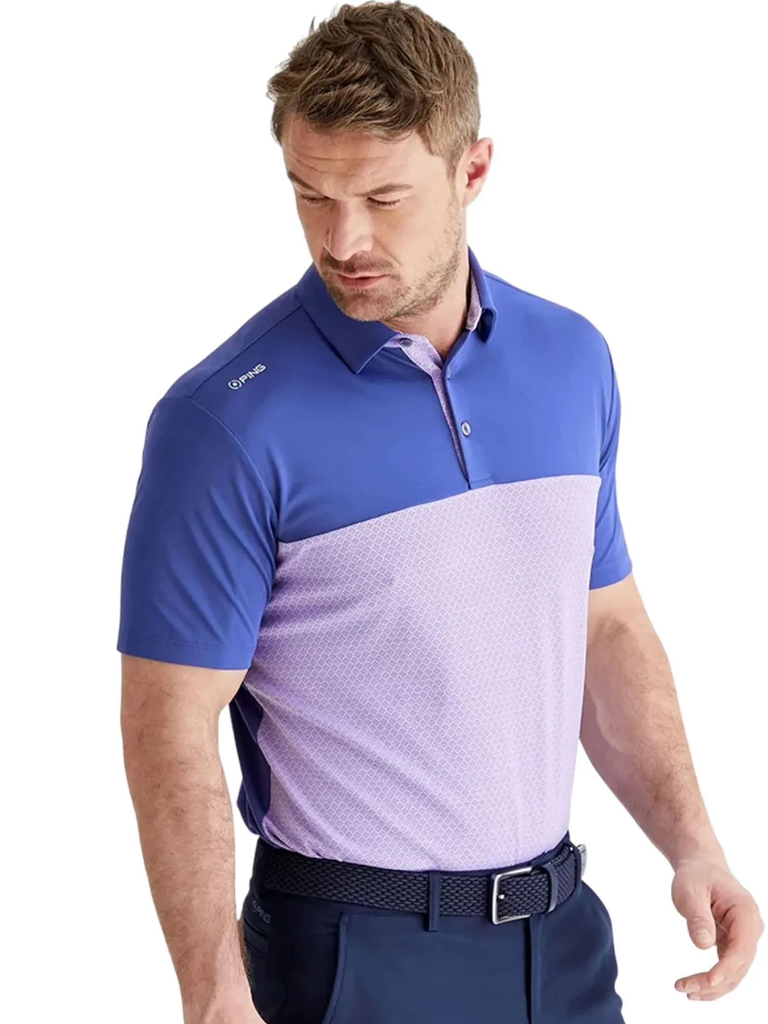 PING Shirts|Hall Polo - Twilight/Purple Ash