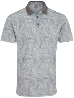 PING Shirts|Jared Polo - Pearl Grey/Rock