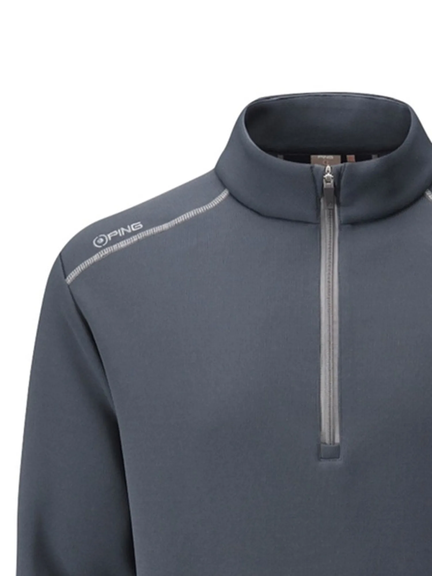 PING Jumpers|Ramsey 1/2 Zip Ribbed Fleece - Navy