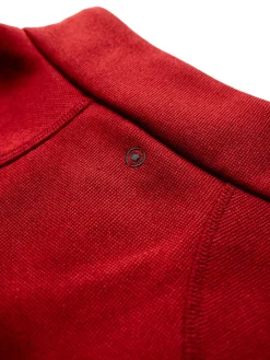 PING Jumpers|Ramsey 1/2 Zip Ribbed Fleece - Rich Red Marl