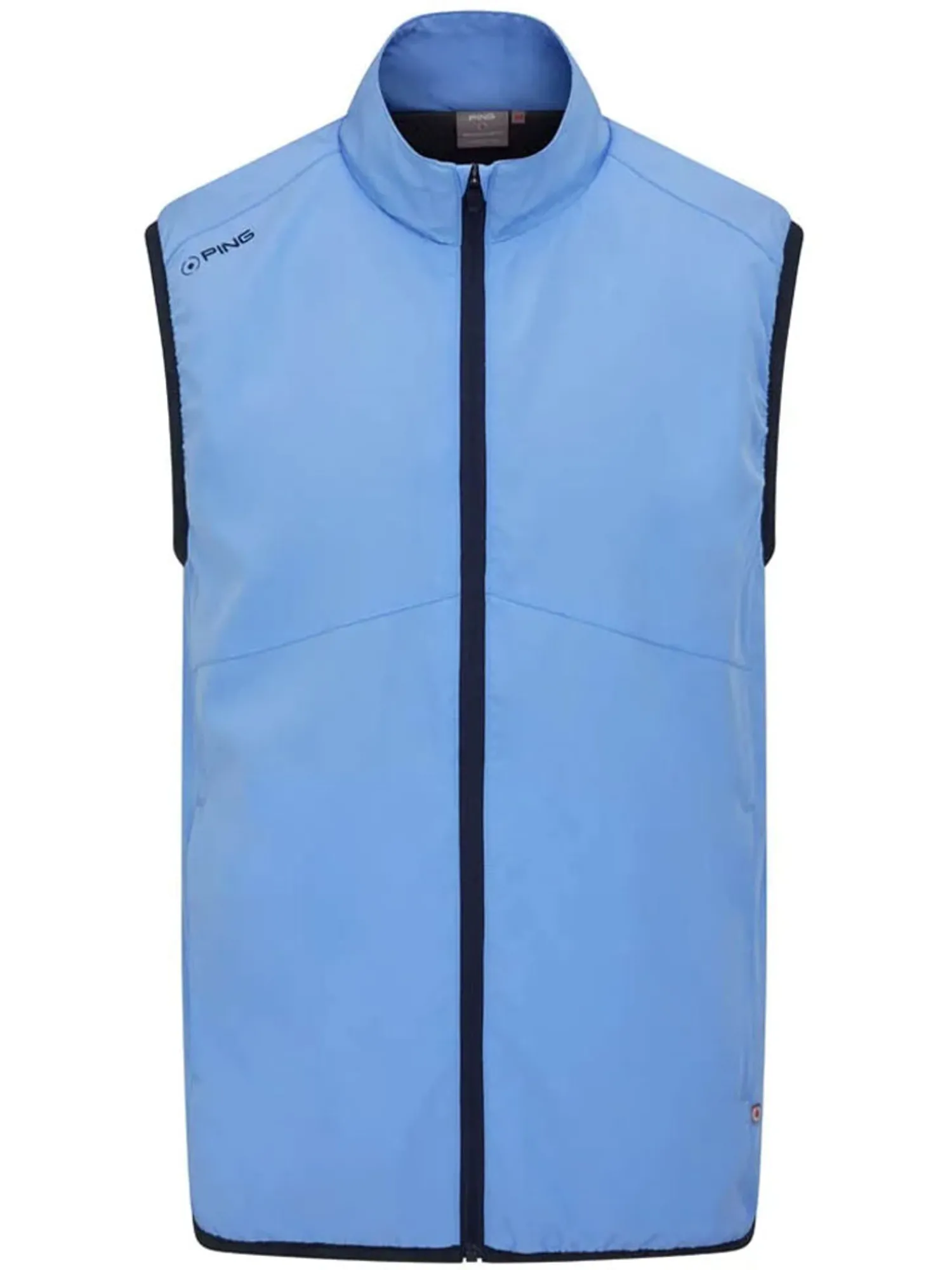 PING Vests|SensorWarm Ashbourne Full-Zip Vest - Cornflower Blue