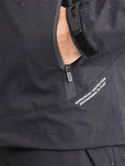 PING Wind & Rain Wear|Taran 3L Waterproof Jacket - Black